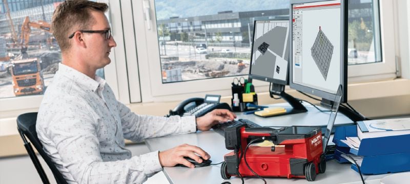 PS 300 ferroscansysteem Betondetector voor lokalisatie van wapening, dieptemeting en grootteschatting van structurele analyse Toepassingen 1
