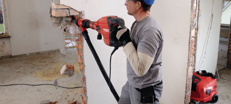 TE 700-AVR SDS-Max sloophamer Krachtige SDS Max (TE-Y)-sloophamer voor zwaar beitelwerk in beton en metselwerk, met actieve vibratiereductie (AVR) Toepassingen 1