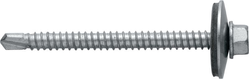 S-MD 73 S zelfborende metalen schroeven Zelfborende schroef (A2 roestvrij staal) met 22 mm sluitring voor middeldikke metaal-op-metaal sluitingen (tot 6 mm)