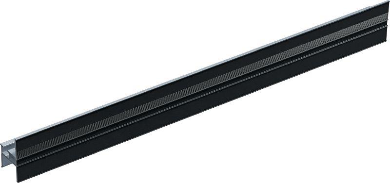 MFT-MTS-beugelrails Beugelrails voor het prefabriceren en monteren van verticale houten bekledingspanelen aan aluminium onderconstructies voor geventileerde gevels