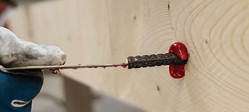 HIT-RE 500 V4 epoxy-anker Ultieme injecteerbare epoxymortel met goedkeuringen voor wapeningverbindingen en ankers voor zware toepassingen. De 1400 ml alleen te gebruiken bij de P8000D – niet geschikt voor HDE/HDM. Toepassingen 1