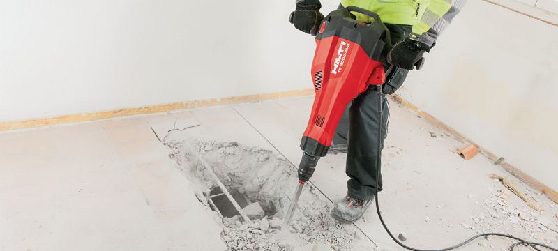 TE-SX SM puntbeitels Zelfslijpende TE-S puntbeitels voor het slopen van beton en metselwerk Toepassingen 1