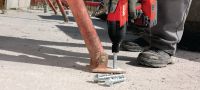 HUS3-H schroefanker Super premium schroefanker voor snelle permanente en tijdelijke bevestigingen in beton (koolstofstaal, zeskantkop) Toepassingen 2