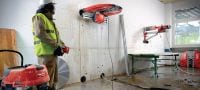 SPX LCS Equidist wandzaagblad (60H: past op Hilti en Husqvarna®) Ultimate wandzaagblad (5-10 kW) voor zagen op hoge snelheid en een langere levensduur in gewapend beton (60H asgat past op Hilti en Husqvarna® wandzagen) Toepassingen 3