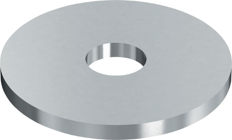 MT-ZW OC platte ring Platte ring voor het bevestigen van beugels aan schoortrapezes, voor buitengebruik met lage corrosie-invloeden