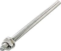 HAS-U A4 ankerstang Hoogwaardige ankerstang voor capsule en injecteerbare hybride/epoxy-verankering in beton en metselwerk (A4 roestvast staal)