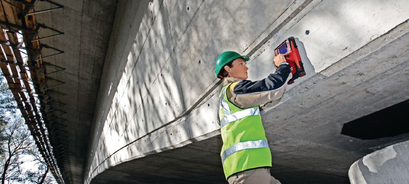 PS 1000 X-Scan betonscanner Efficiënte betonscanner voor structuuranalyse en om verzonken en verborgen objecten in meerdere lagen te vinden Toepassingen 1