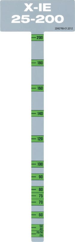 X-IE 9 isolatiebevestiging Zwarte isolatiebevestiger voor minerale wol op beton en kalkzandsteen