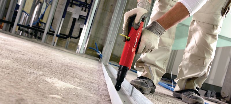 X-U P8-staal/betonnagels Enkelschot nagels voor hoge-kwaliteit bevestigingen op beton en staal met kruitschiethamers Toepassingen 1
