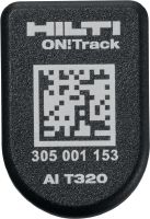 AI T320 ON!Track Bluetooth® smarttag Duurzame smarttag om de locatie van en vraag naar bouwmateriaal te tracken via het Hilti ON!Track asset trackingsysteem: optimaliseer uw inventaris en bespaar tijd bij het beheer ervan