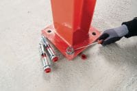 HSL4-B breukkop anker voor zware toepassingen Momentgecontroleerd veiligheidsanker voor ultieme prestaties en zware toepassingen met goedkeuringen voor beton (verzinkt) Toepassingen 4