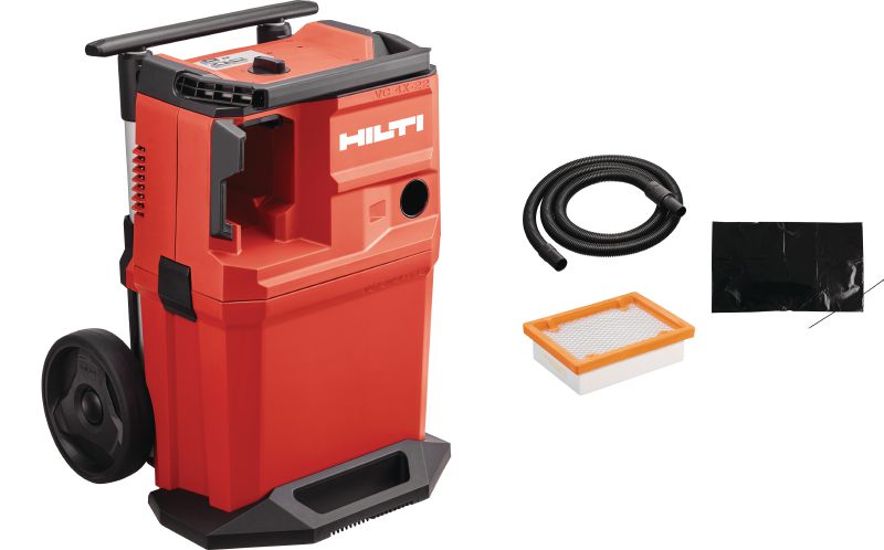 VC 4LX-22 T15 L-klasse accustofafzuiger Krachtige accustofafzuiger met groot reservoir voor aansluiting op elektrisch gereedschap en schoonmaakwerkzaamheden (nat & droog), tank van 15 liter (Nuron-accu)