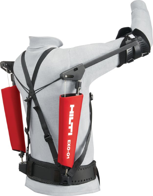 EXOO1 bovenhoofds exoskelet Bovenhoofdse exoskeletten Hilti Nederland