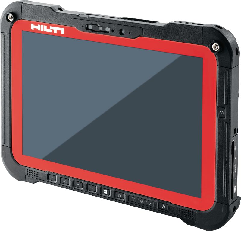 PLC 600 lay-outtablet Lay-outtablet met een 10 scherm, voor het uitzetten van maatvoering via BIM-to-field met de geavanceerde total stations van Hilti