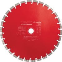 SPX universeel A diamantblad voor accu-afkortzagen Ultiem diamantblad ontworpen om langer mee te gaan en om het aantal zaagsneden per lading en de zaagsnelheid met accu-afkortzagen te maximaliseren, in een verscheidenheid aan basismaterialen
