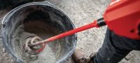 NMX 6-22 accu-mixer Accu-mixer met krachtige borstelloze motor voor het mengen van beton, mortel en vele andere bouwmaterialen (Nuron-accuplatform) Toepassingen 2