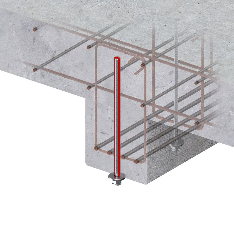HIT-set voor het versterken van schuifsterkte Set voor de constructieve versterking van schuifsterkte in beton, inclusief HIT-RE 500 V4 epoxy-mortel en gebruikshandleiding Toepassingen 1