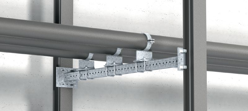 MI-SGC M12 Thermisch verzinkte (HDG) enkele balkklem voor de verbinding van stalen MIQ-basisplaten aan stalen balken Toepassingen 1