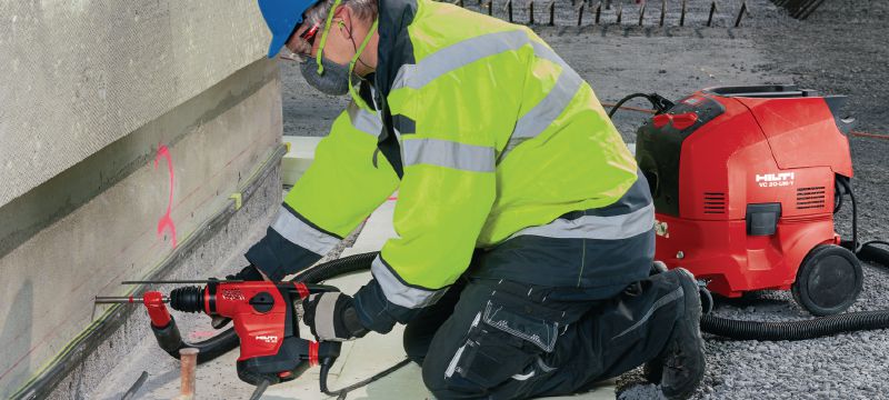 TE 30-AVR Boorhamer Krachtige SDS Plus (TE-C) boorhamer voor zwaar boren en corrigerend beitelwerk in beton, met Active Vibration Reduction (AVR) Toepassingen 1