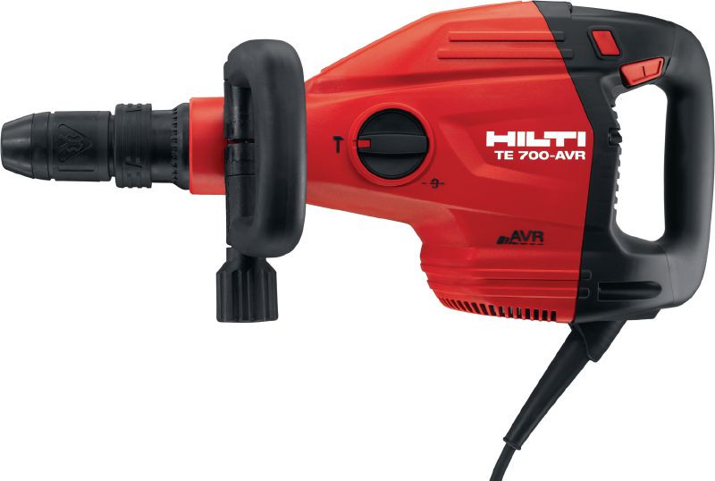 TE 700-AVR SDS-Max sloophamer Krachtige SDS Max (TE-Y)-sloophamer voor zwaar beitelwerk in beton en metselwerk, met actieve vibratiereductie (AVR)