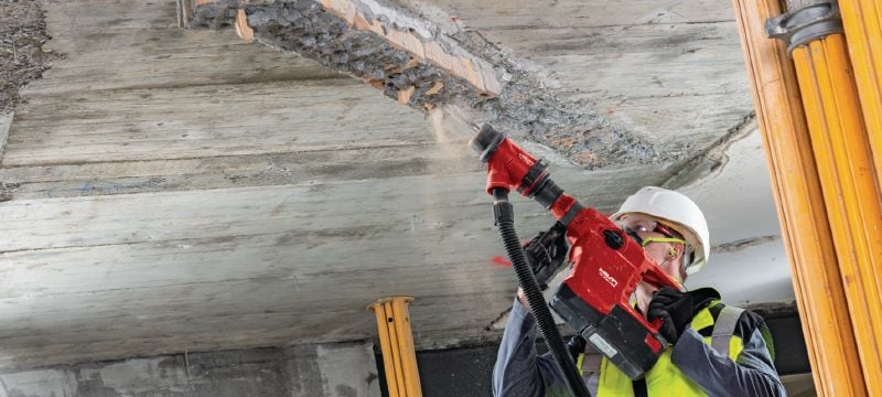 TE 500-A36 SDS Max hak- en breekhamer Veelzijdige SDS Max (TE-Y) hakhamer op accu voor breekwerk van beton en metselwerk, met Active Vibration Reduction (AVR) Toepassingen 1