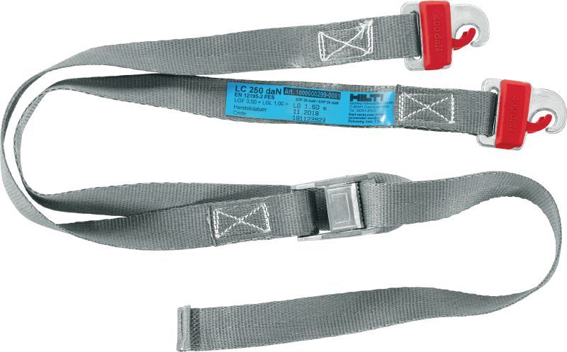 Bevestigingsriem 1,50 m LC 250 daN cpl 