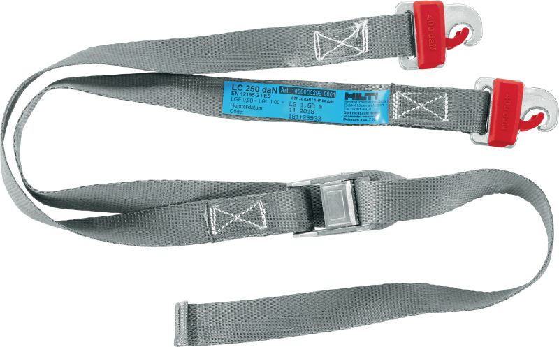 Fastening strap 1,50 m LC 250 daN cpl 