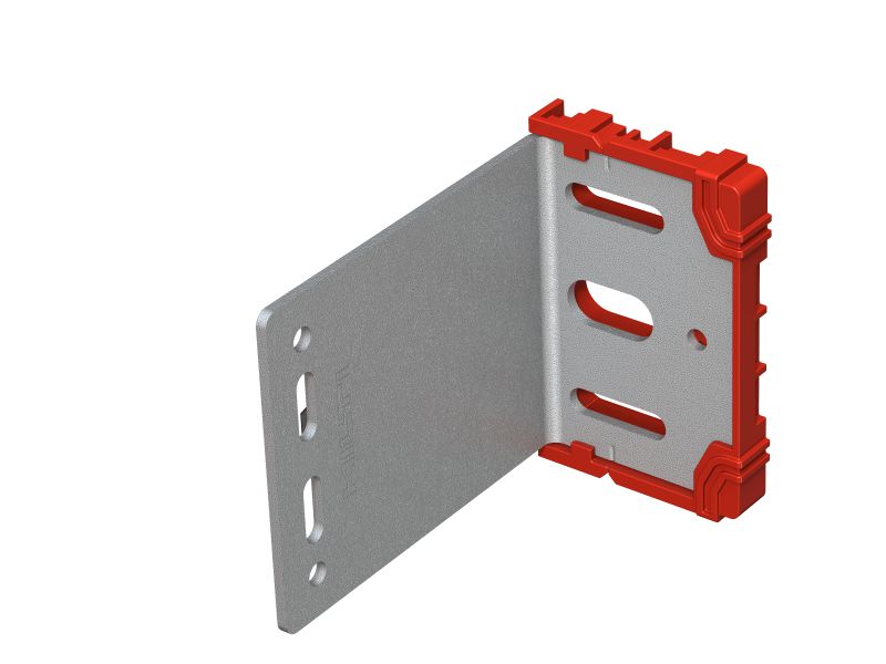 MFT-VSI M brackets Medium rvs console met voorgemonteerde isolator voor het monteren van geventileerde gevels op gebouwen met hoge thermische efficiëntie en vereisten voor brandveiligheid