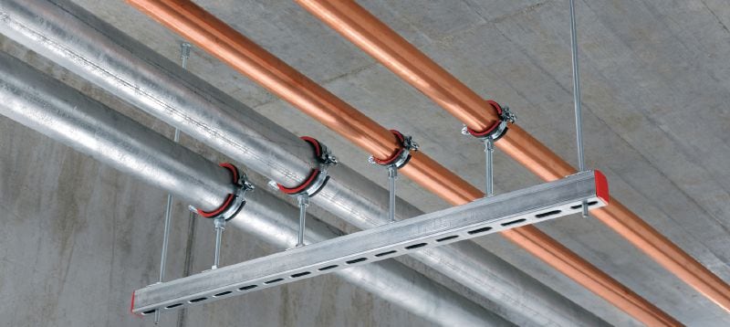 HUS3-I 6 betonschroefanker Ultiem schroefanker voor snellere permanente bevestigingen in beton (koolstofstaal, kop met meerdere interne draden) Toepassingen 1