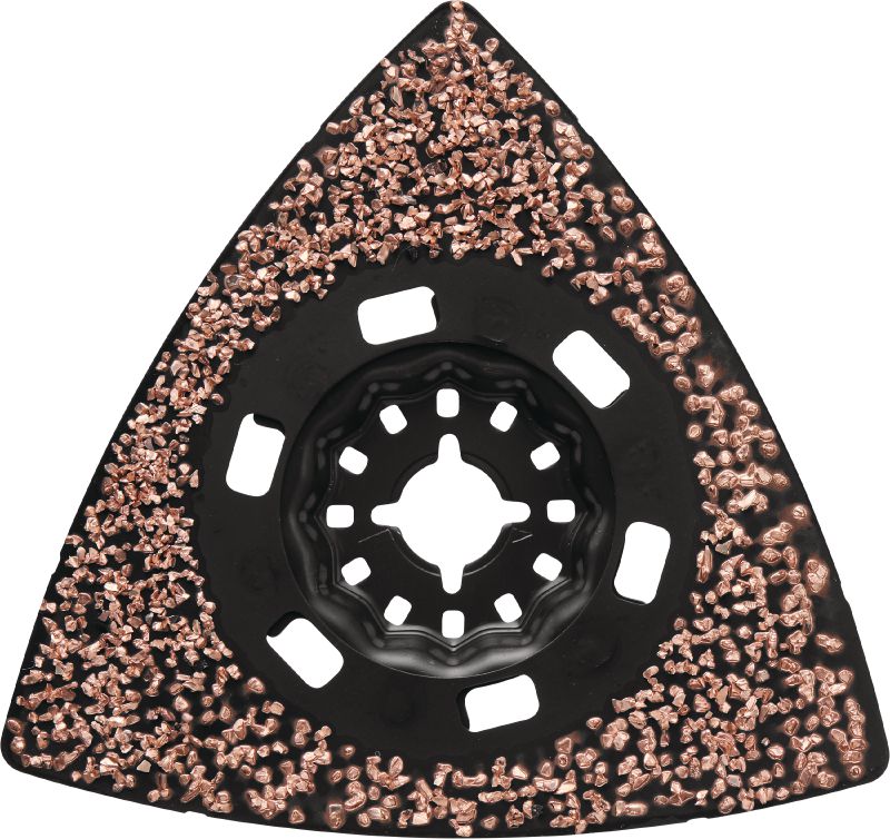 Multitool verbindingsstuk voor het schuren van voegspecie Carbide schuurschijf voor oscillerende multitool voor schuren van mortel en voegspecie