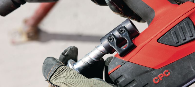 HUS3-H schroefanker Super premium schroefanker voor snelle permanente en tijdelijke bevestigingen in beton (koolstofstaal, zeskantkop) Toepassingen 1