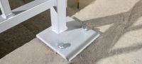 HUS3-H schroefanker Super premium schroefanker voor snelle permanente en tijdelijke bevestigingen in beton (koolstofstaal, zeskantkop) Toepassingen 1
