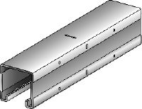 MQ-41 U Verzinkte 41 mm hoge MQ-rails zonder sleuf voor middelzware toepassingen