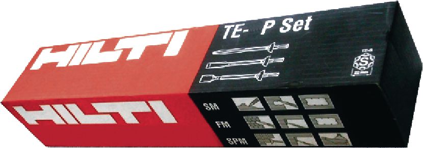 TE-TX beitelsets Gemengde sets SDS top (TE-T) beitels voor elektrische sloophamers