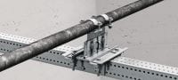 MT-FPS adapterplaat Adapterplaat voor montage van buisschoenen van derden op Hilti MT-liggers Toepassingen 1
