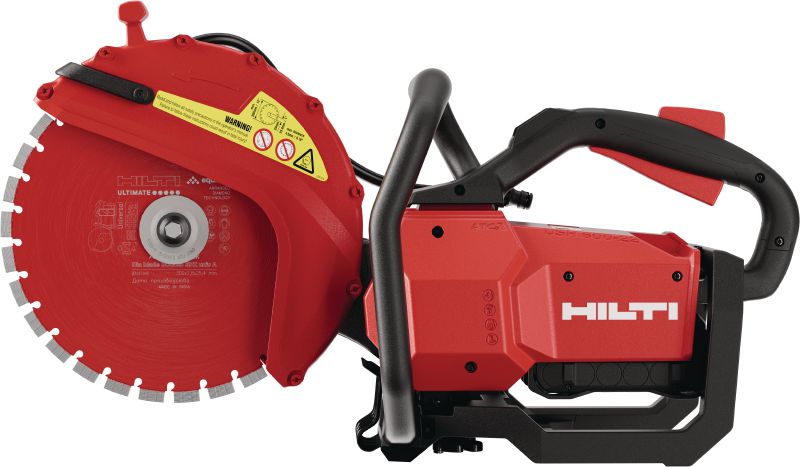 DSH 600-22 ATC accu-aangedreven doorslijpmachine (300 mm) Compacte accu-doorslijper met bovenhandgreep, voor doorslijpen tot 120 mm met bladen van 300 mm in beton, metselwerk en metaal (Nuron-accuplatform)