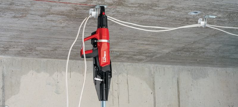 DX 6 kruitschiethamerset Volautomatische kruitschiethamer: wand- en bekistingsset Toepassingen 1