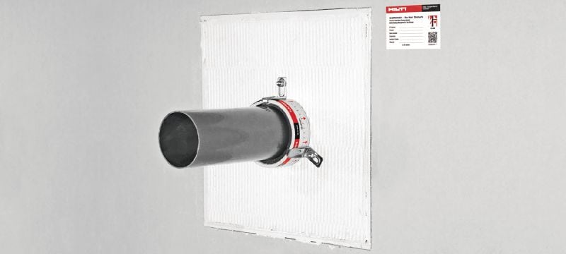 Brandwerende CFS-CT coating Brandwerend gecoat boardsysteem met vele goedkeuringen om gemiddelde tot grote openingen af te dichten Toepassingen 1