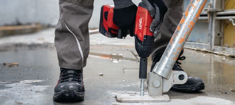 HUS4-H-schroefanker Hoogwaardig hexagonaal schroefanker voor bevestiging aan beton en metselwerk (koolstofstaal) Toepassingen 1
