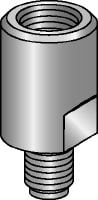 MQZ-A-F Thermisch verzinkte (HGD) beugelzadeladapter voor het omzetten van de diameter van draadstangen