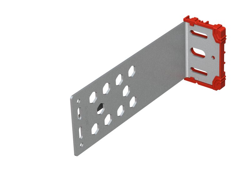 MFT-VSI M brackets Medium rvs console met voorgemonteerde isolator voor het monteren van geventileerde gevels op gebouwen met hoge thermische efficiëntie en vereisten voor brandveiligheid