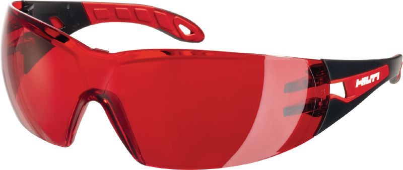 Laserbril PP EY-GU R rood 