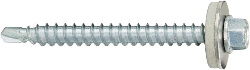 S-MDW71S zelfborende metalen schroeven Zelfborende schroef (A2 rvs) met ring van 22 mm voor de bevestiging van staal en aluminium op hout