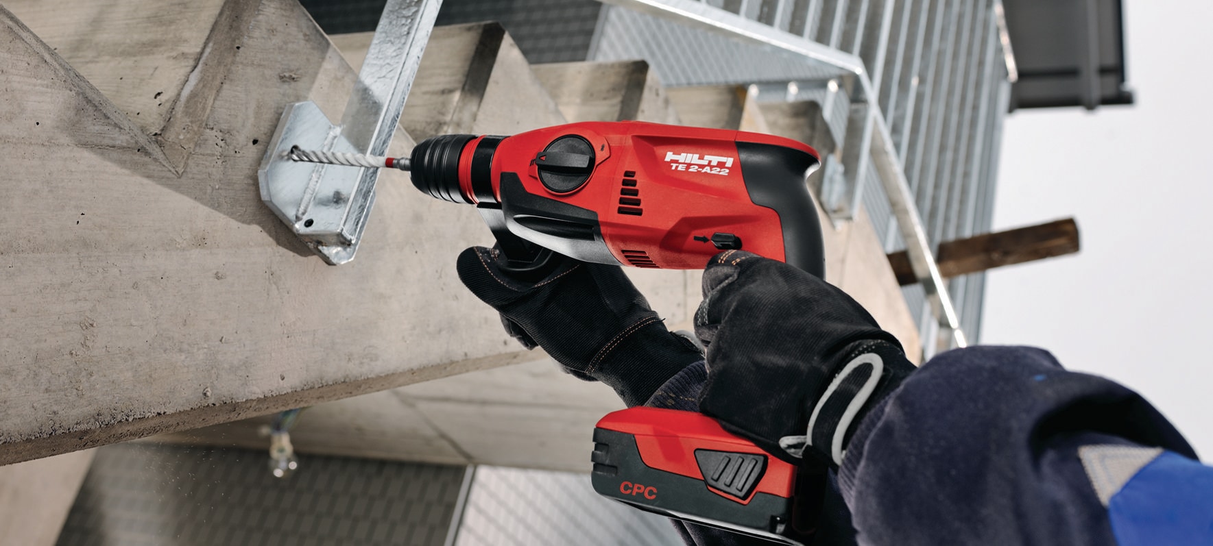 TE 2 A22 accu boorhamer SDS Plus accuboorhamers Hilti Nederland