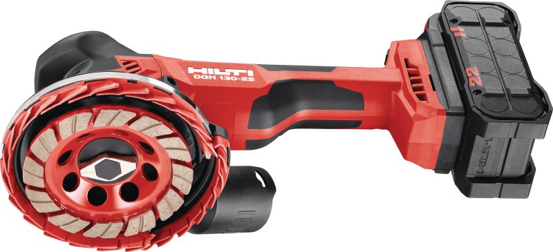 DGH 130-22 Accu betonslijpmachine Accu betonslijpmachine met koolborstelloze motor voor het slijpen van betonvoegen en het afwerken van oppervlakken (Nuron accu platform)