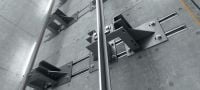 Standaard HAC-V ankerrail Instort ankerrails met verbeterde belastingscapaciteiten meerdere inplantingsdieptes voor energiezuinige bevestiging van vliesgevels Toepassingen 2