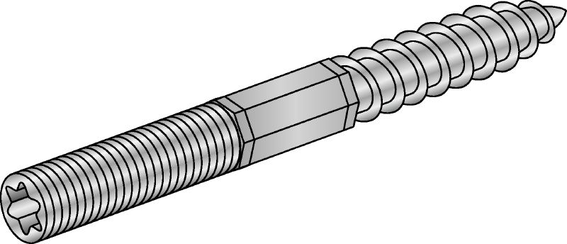 Verzinkt stokeind 4.6 Torx-kop Verzinkt stokeind met staalgradatie 4.6 en Torx-kop