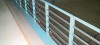 HSL4-SK keilnagel voor zware toepassingen Keilnagel voor ultieme prestaties en zware toepassingen met goedkeuringen voor verzonken bevestigingen in beton (koolstofstaal, verzonken) Toepassingen 1