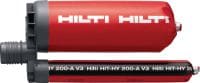 HIT-HY 200-A V3 chemisch anker Ultimate injecteerbare hybride mortel met goedkeuringen voor verankering van structurele stalen grondplaten en achteraf geïnstalleerde wapeningsverbindingen
