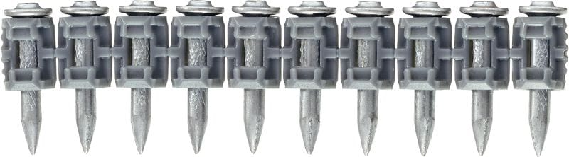 X-GN MX-betonnagels (op strip) Nagels op strip voor bevestiging op beton en andere basismaterialen met de GX 120-gasschiethamer